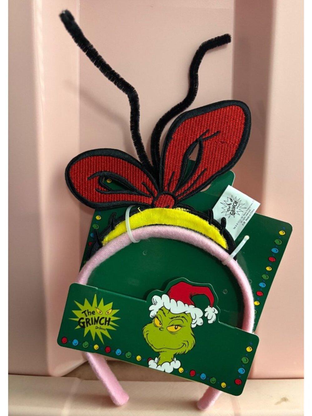 Dr. Seuss The Grinch Cindy Lou Who Headband Christmas Holiday Accessory